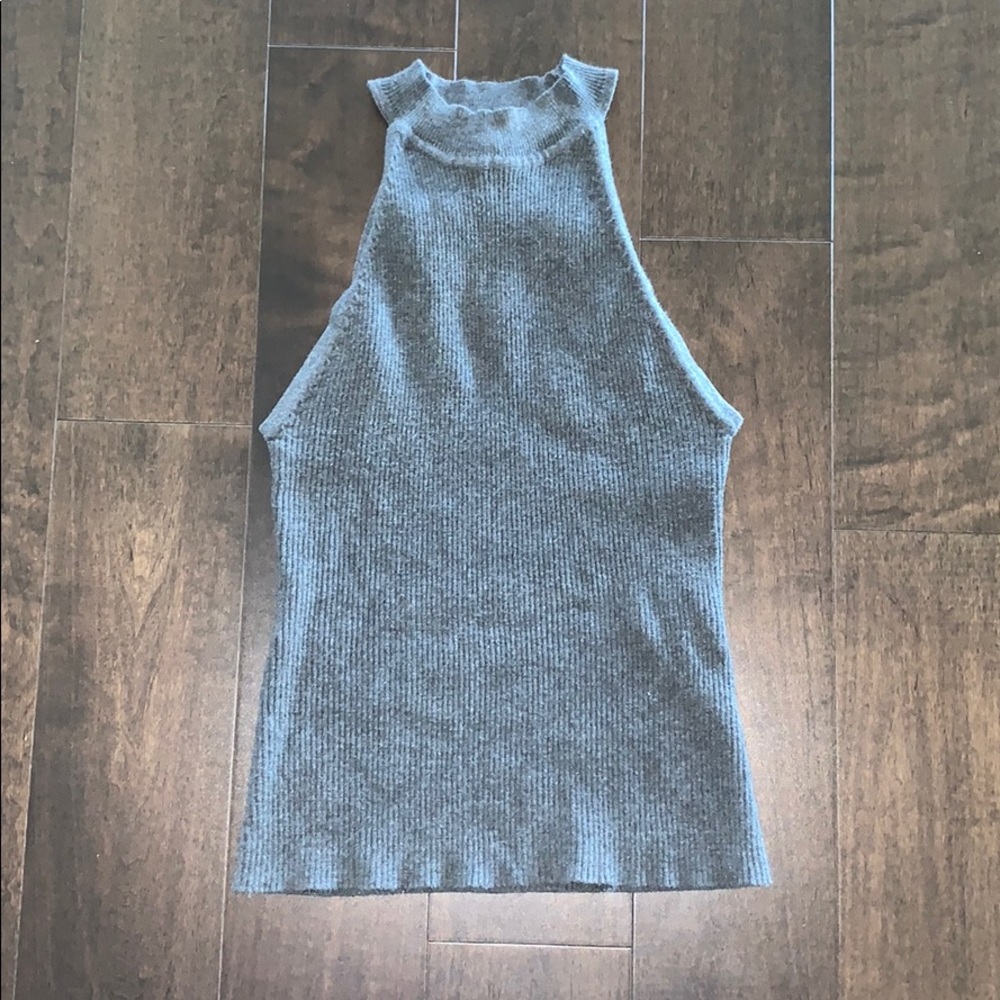 Turtleneck halter top